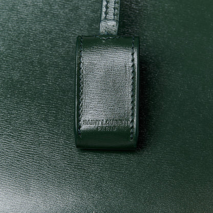 Saint Laurent Calfskin Baby Sac De Jour Dark Vert 8 of 19