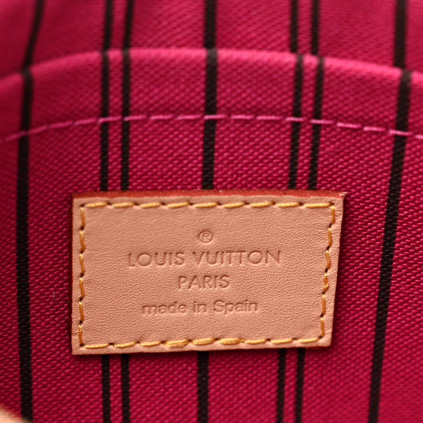 Monogram Neverfull MM GM Pochette Pivoine