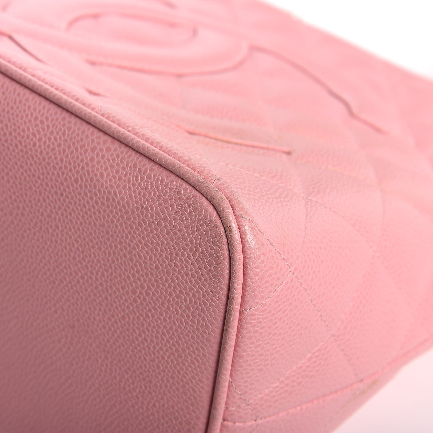 Chanel Caviar Quilted Medallion Tote Light Pink 9 of 11