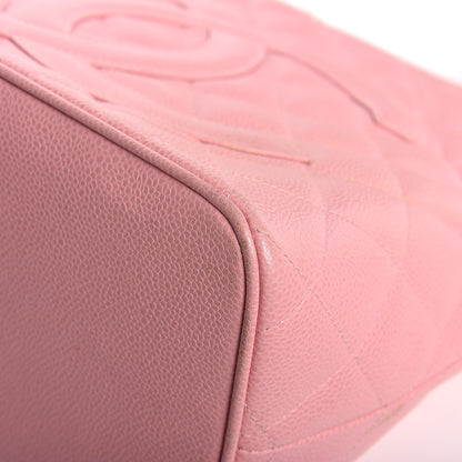 Chanel Caviar Quilted Medallion Tote Light Pink 9 of 11