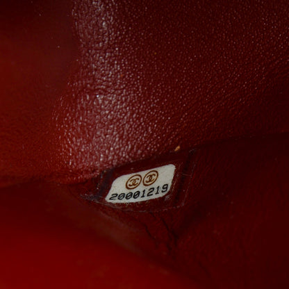 Chanel Patent Calfskin Quilted Medium Double Flap Red 10 of 10