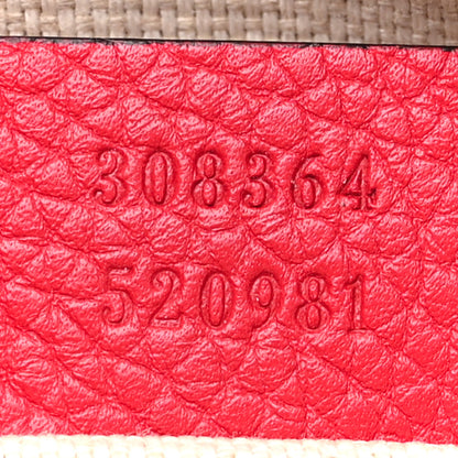 Gucci Pebbled Calfskin Small Soho Disco Bag Tabasco Red 6 of 10