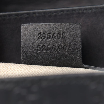 Gucci Guccissima Large Emily Chain Shoulder Bag Black 7 of 15