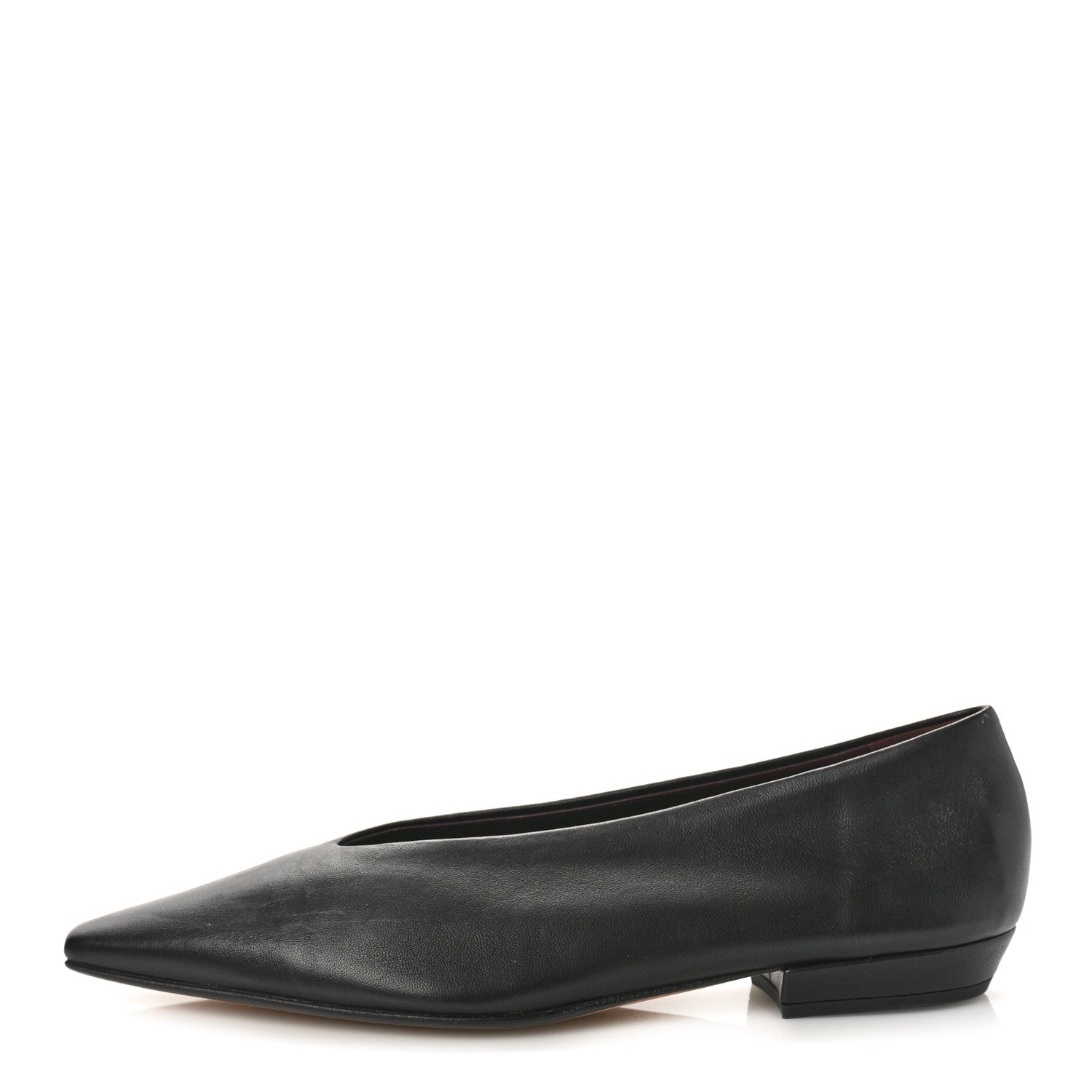 Bottega Veneta Nappa Almond Flats 35 Black 1 of 8