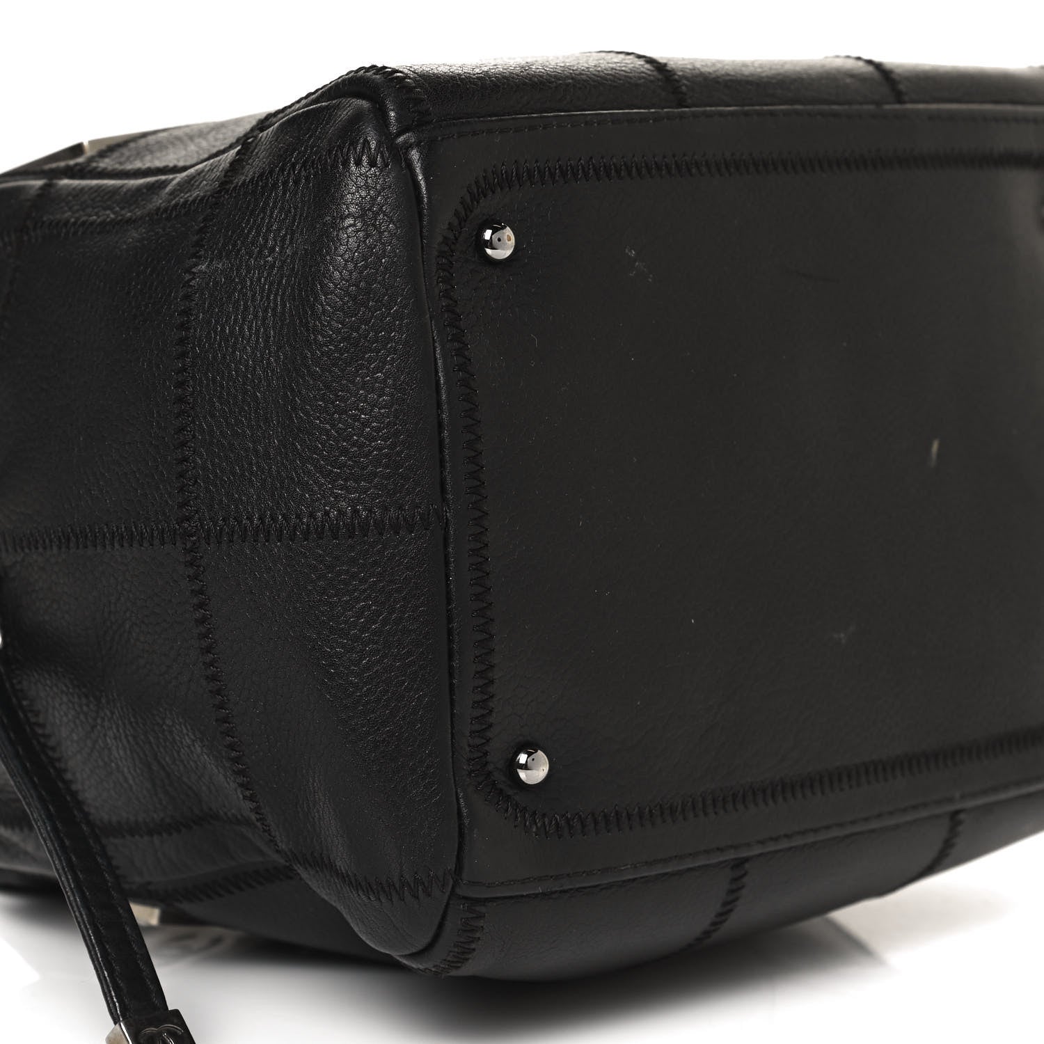 Chanel Caviar Square Stitched Tote Black 8 of 14