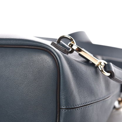 Chloe Suede Calfskin Small Faye Backpack Silver Blue 12 of 12