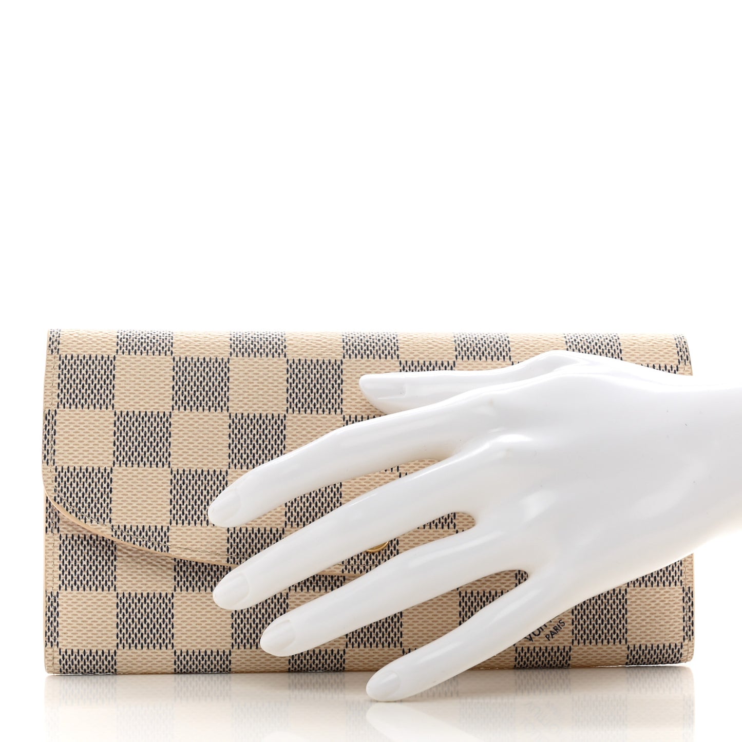 Damier Azur Emilie Wallet Rose Ballerine