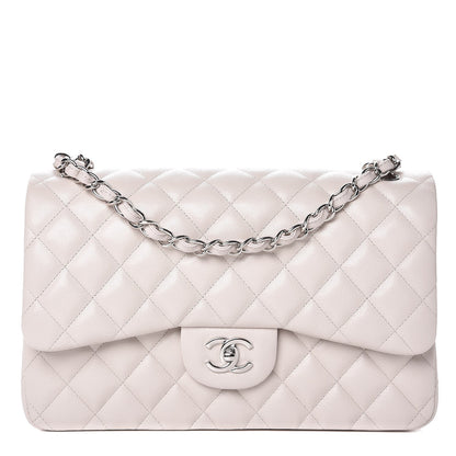 Chanel Caviar Quilted Jumbo Double Flap Ivory 1 of 9
