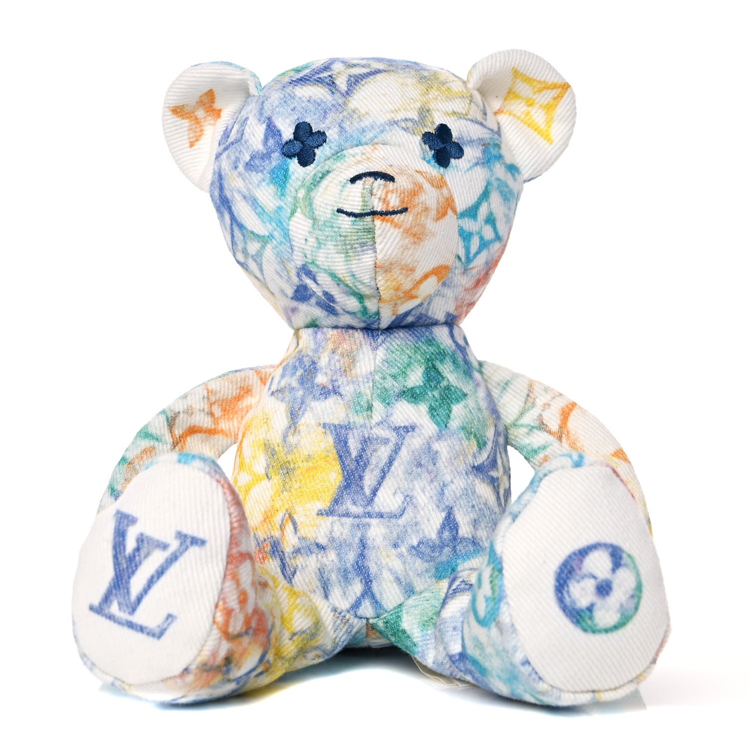 Louis Vuitton Cotton Monogram Watercolor Doudou Louis 3 of 7