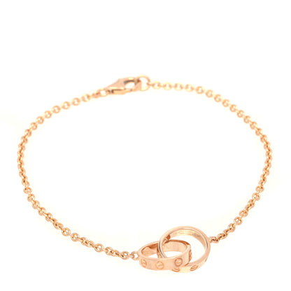 Cartier 18K Pink Gold Interlocking LOVE Bracelet 1 of 5