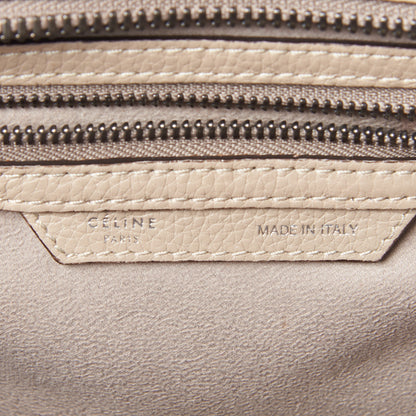 Celine Pebbled Calfskin Micro Luggage Taupe 8 of 9