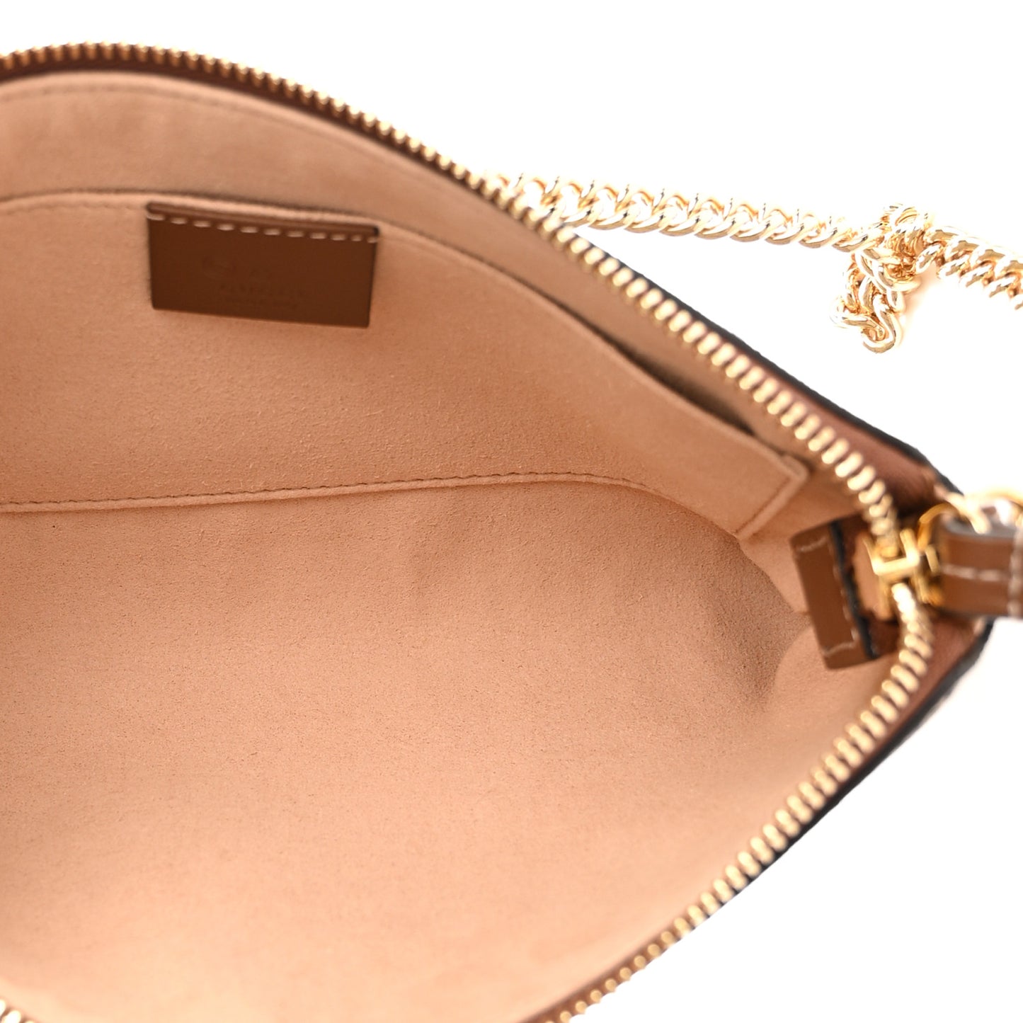 GG Supreme Monogram Wrist Wallet  Brown