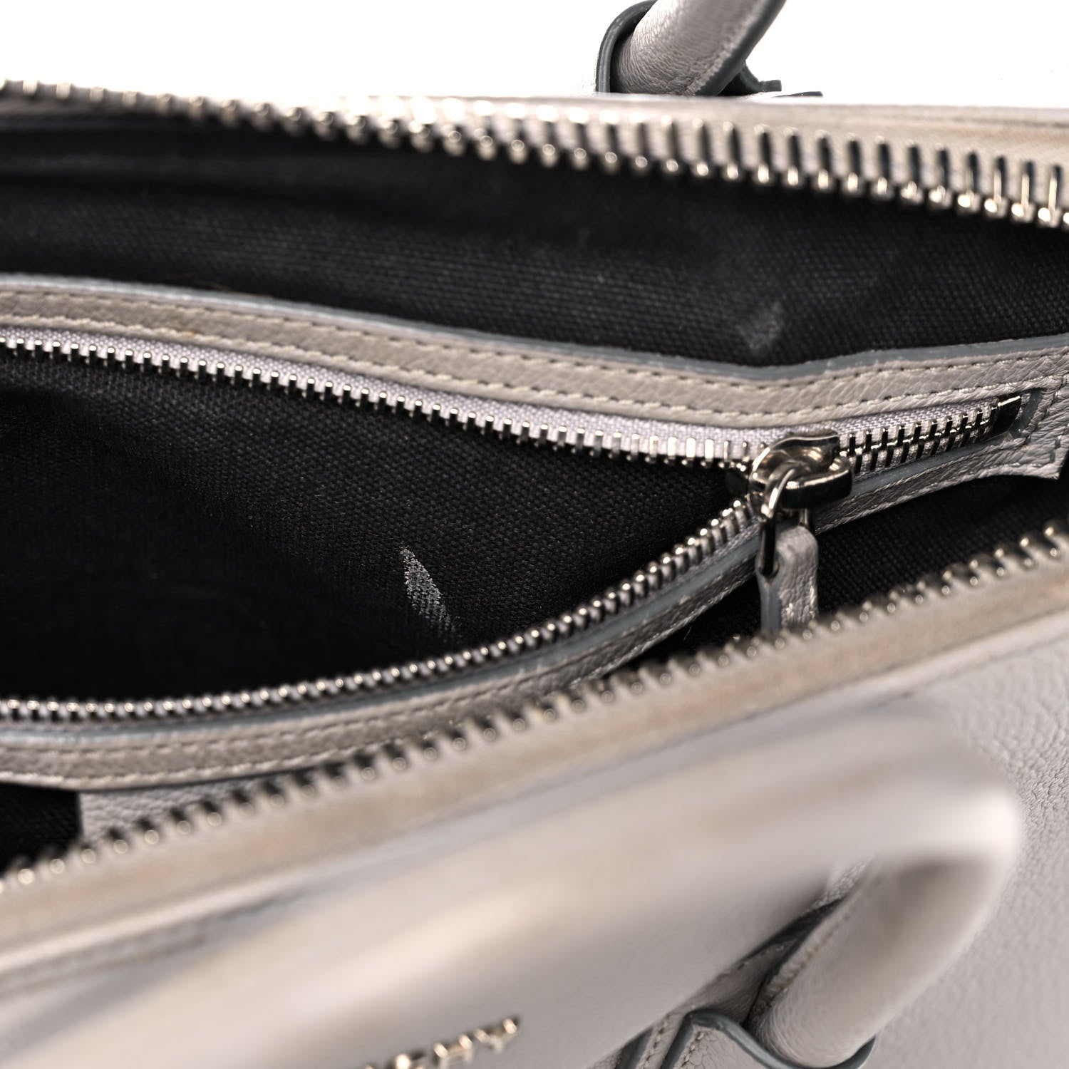 Givenchy Sugar Goatskin Medium Antigona Pearl Grey 17 of 19