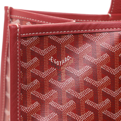 Goyard Goyardine Villette Tote Red 11 of 13