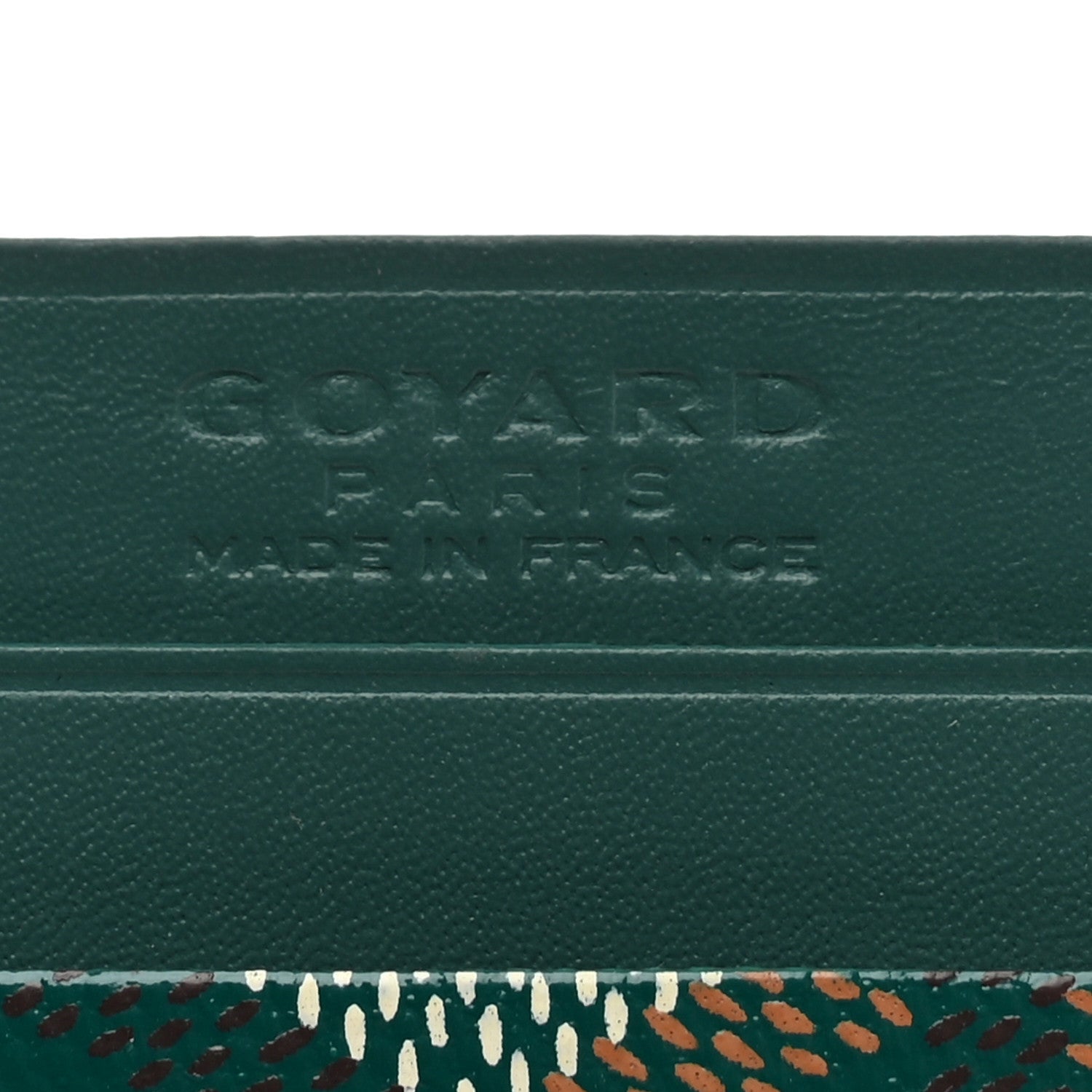 Goyard Goyardine Saint Sulpice Card Holder Green 6 of 9