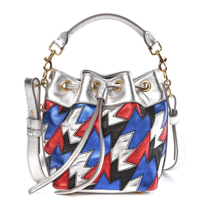 Saint Laurent Calfskin Patchwork Small Emmanuelle Bucket Bag 1 of 10