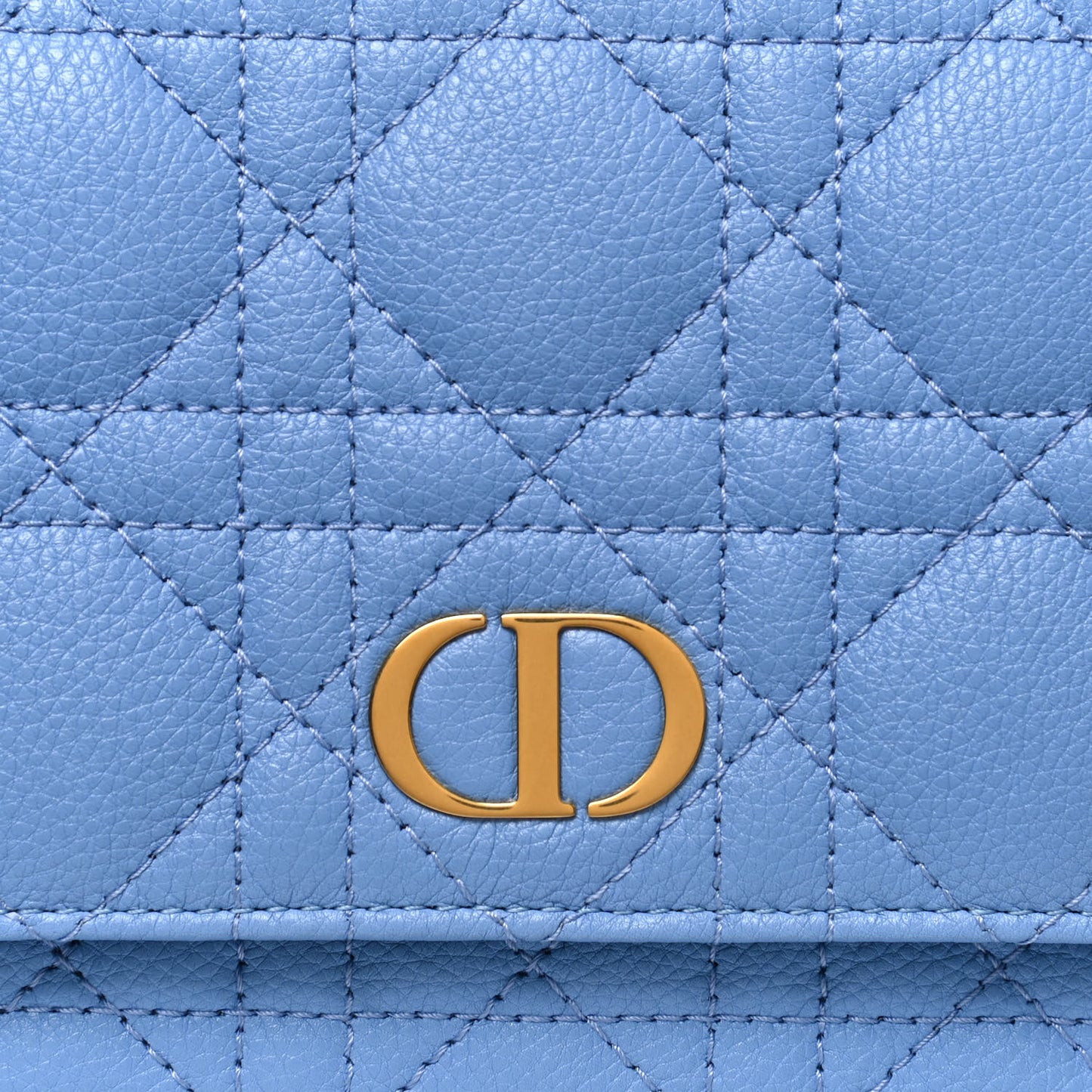 Supple Calfskin Caro Belt Bag Cloud Blue