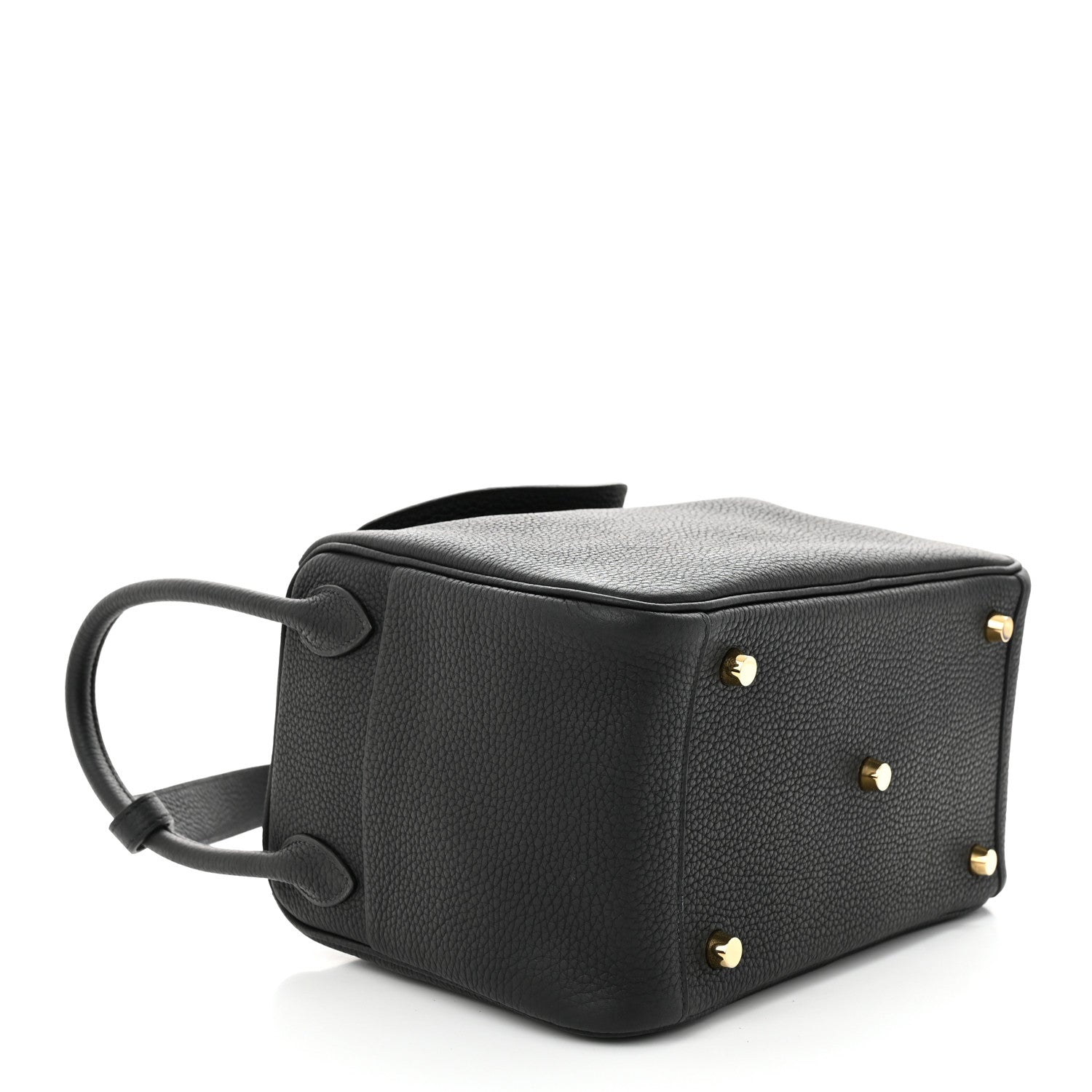 Hermes Taurillon Clemence Lindy 26 Black 4 of 11