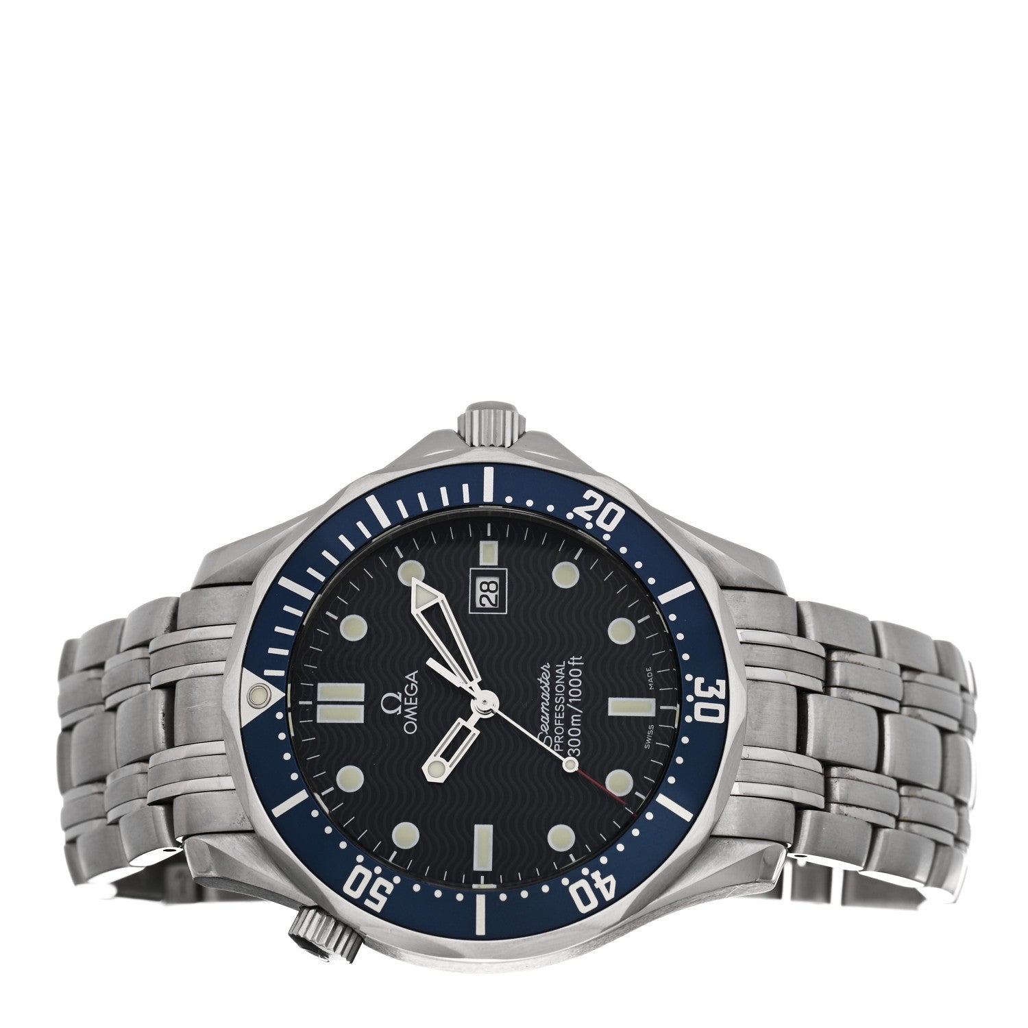 Omega Stainless Steel 41mm Seamaster Professional Quartz Watch Blue 2541.80.00 2 of 5