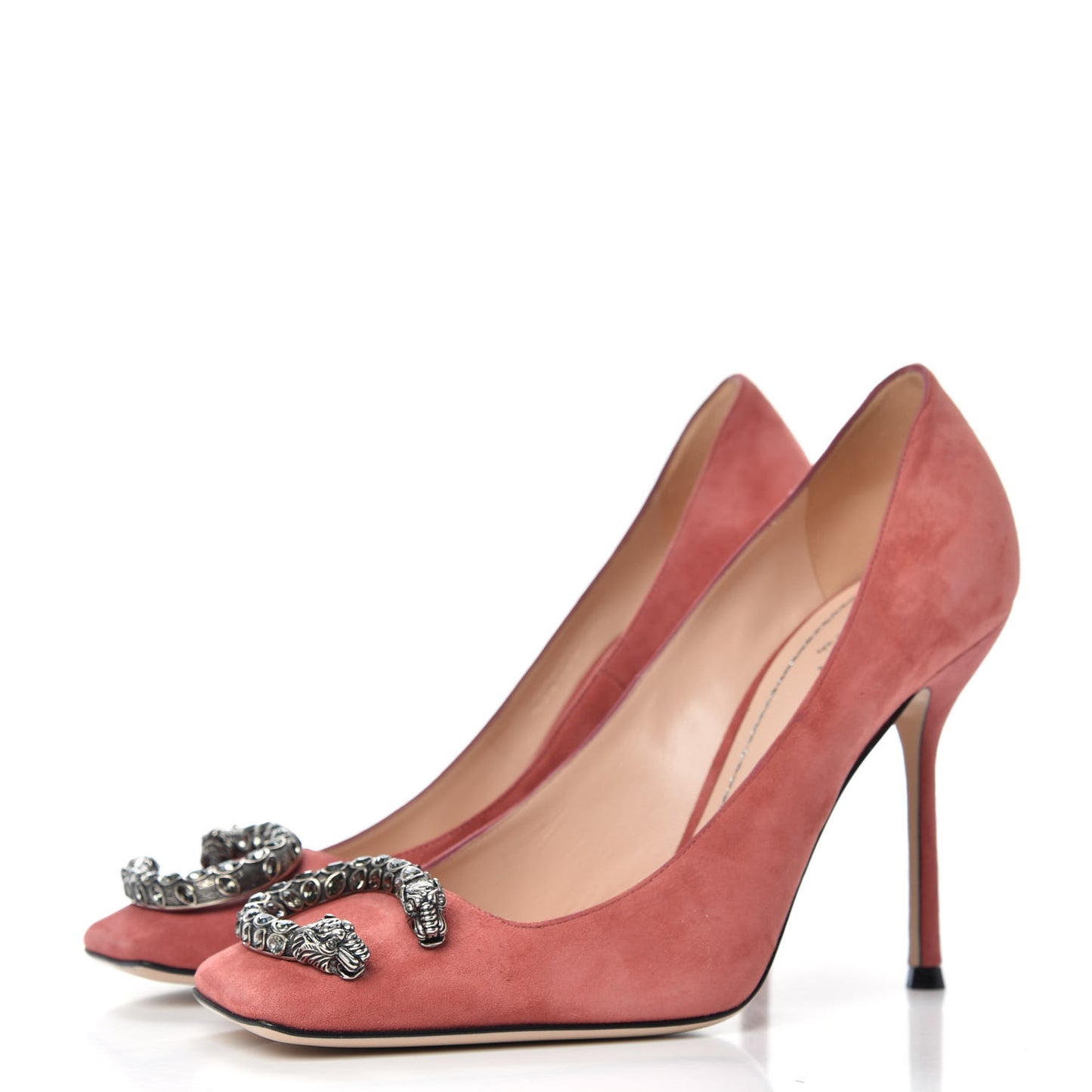Suede Dionysus Pumps 37.5 Lipstick Rose