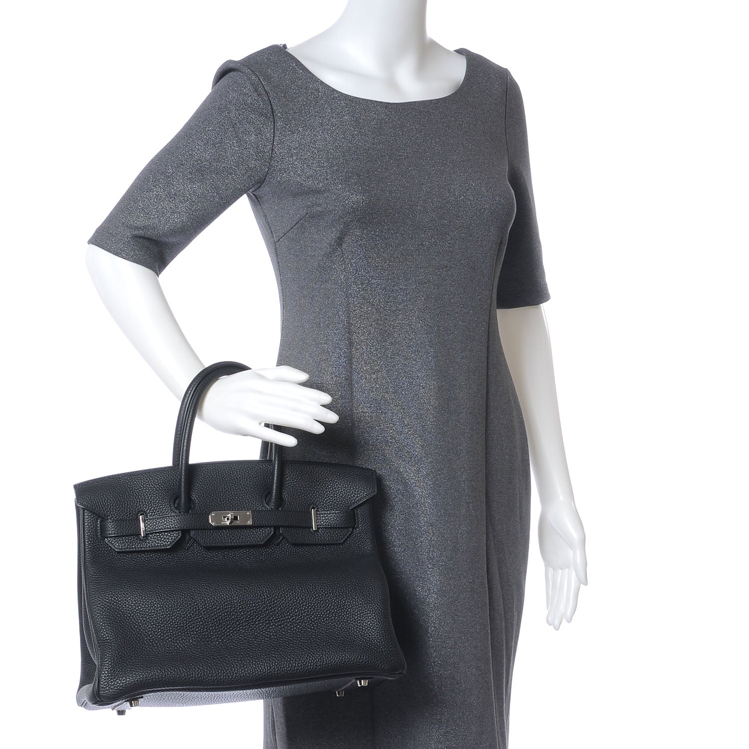 Hermes Togo Birkin 35 Black 2 of 8