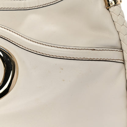 Gucci Calfskin Britt Medium Shoulder Bag White 12 of 20