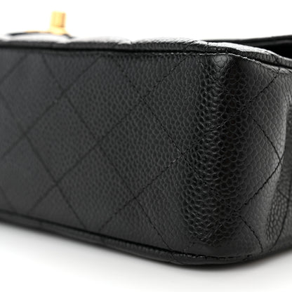 Chanel Caviar Quilted Medium Double Flap Black 10 of 10