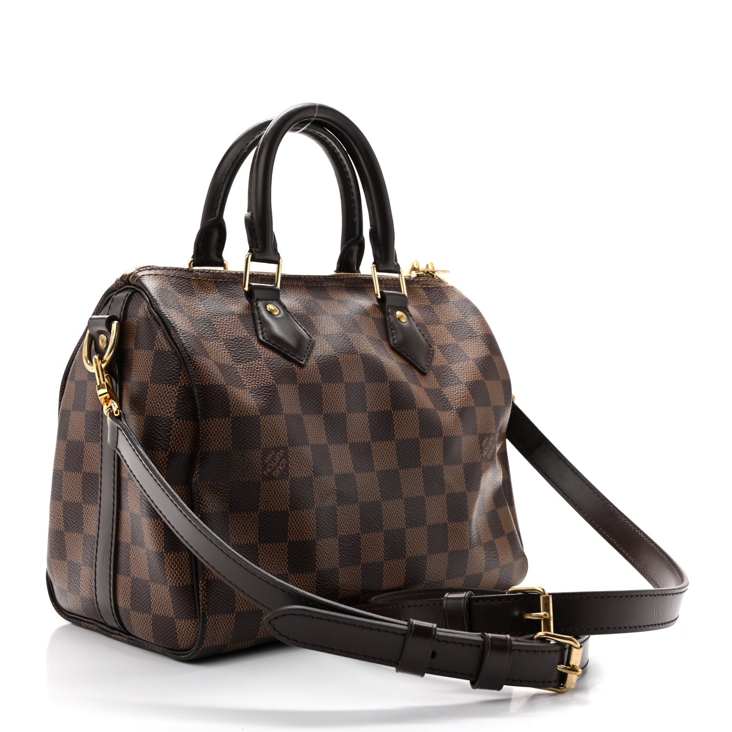 Louis Vuitton Damier Ebene Speedy Bandouliere 25 3 of 14