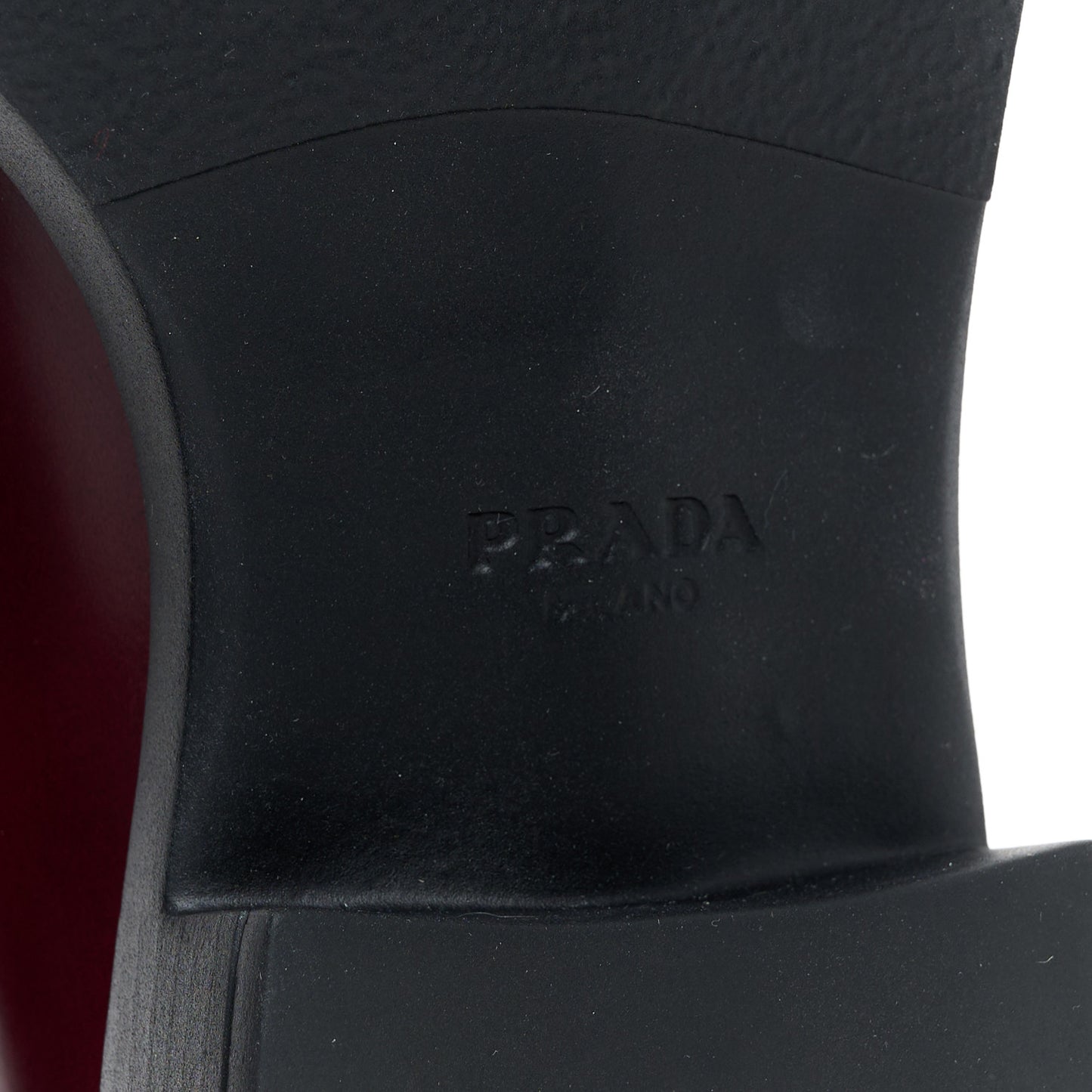 Spazzolato Metal Triangle Logo 50mm Loafers 39.5 Cordovan