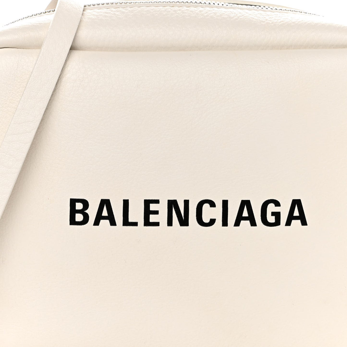 Calfskin Logo S Everyday Camera Bag White