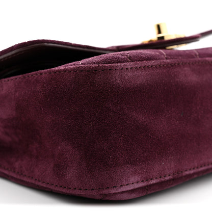 Chanel Suede Calfskin Mini Souplissimo Flap Burgundy 9 of 11