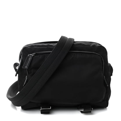 Prada Tessuto Nylon Montagna Messenger Bag Black 1 of 9