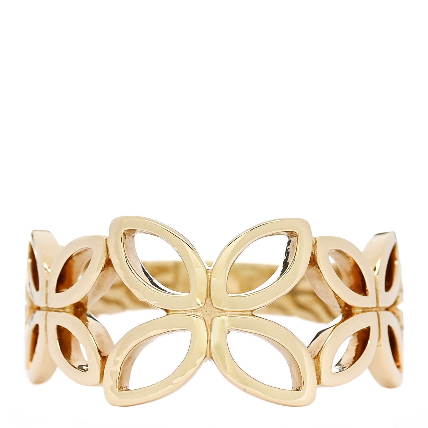 18K Yellow Gold Kawung Ring 56 7.5