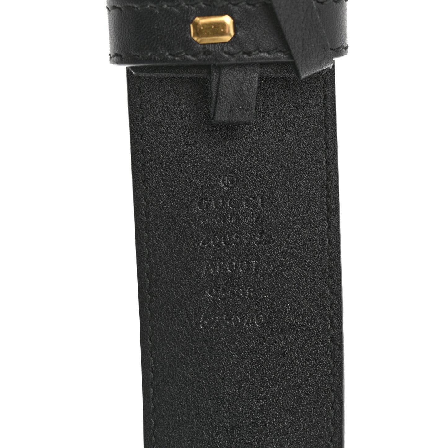 Calfskin Double G 40mm Belt 95 38 Black
