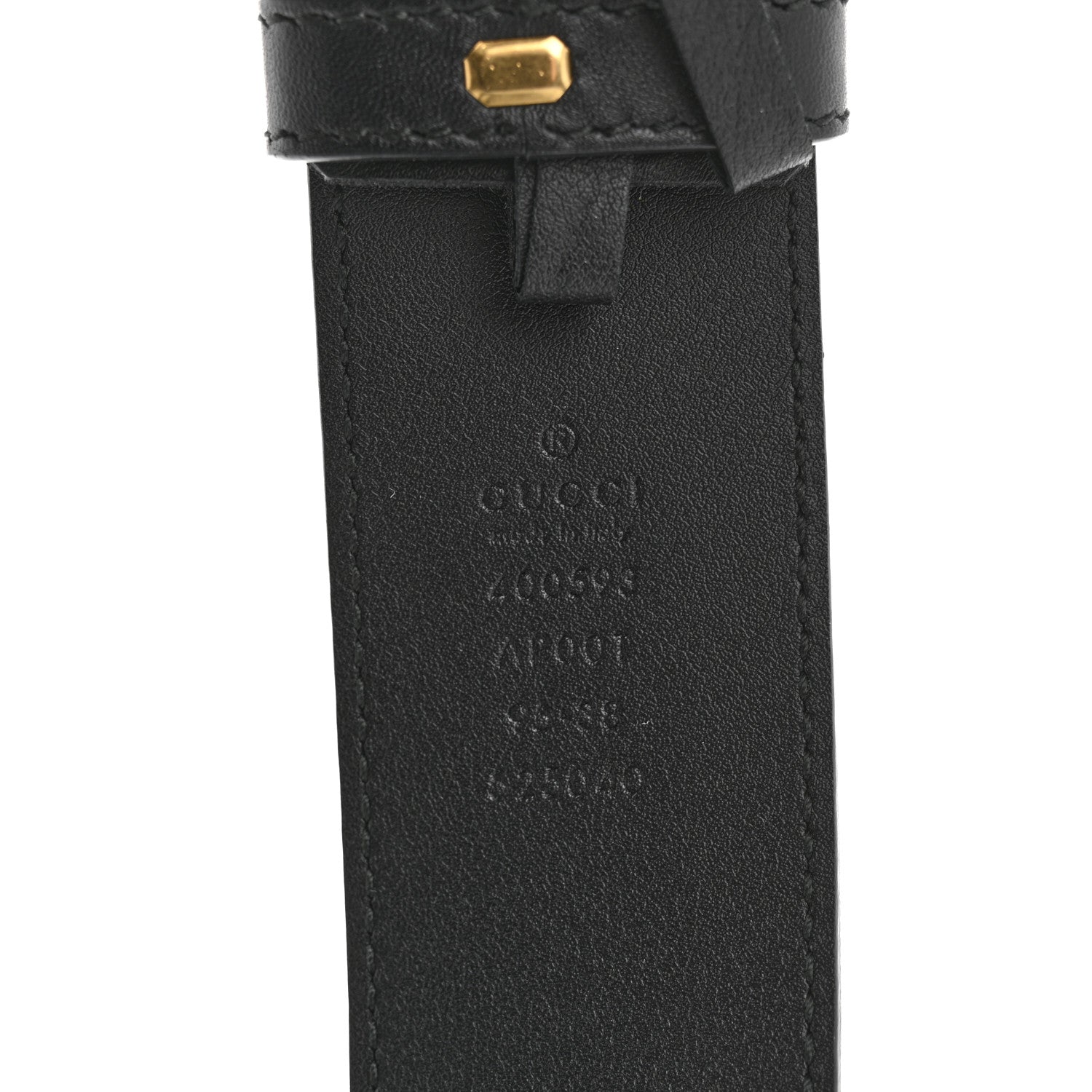 Gucci Calfskin Double G 40mm Belt 95 38 Black 5 of 6