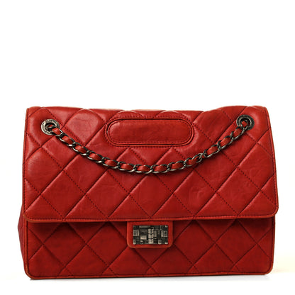 Chanel Washed Lambskin Jumbo Take Away Flap Red 1 of 13