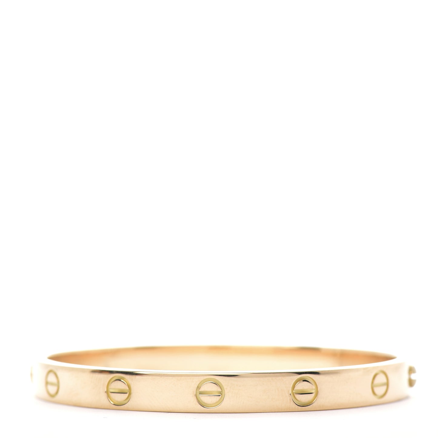 18K Yellow Gold LOVE Bracelet 17