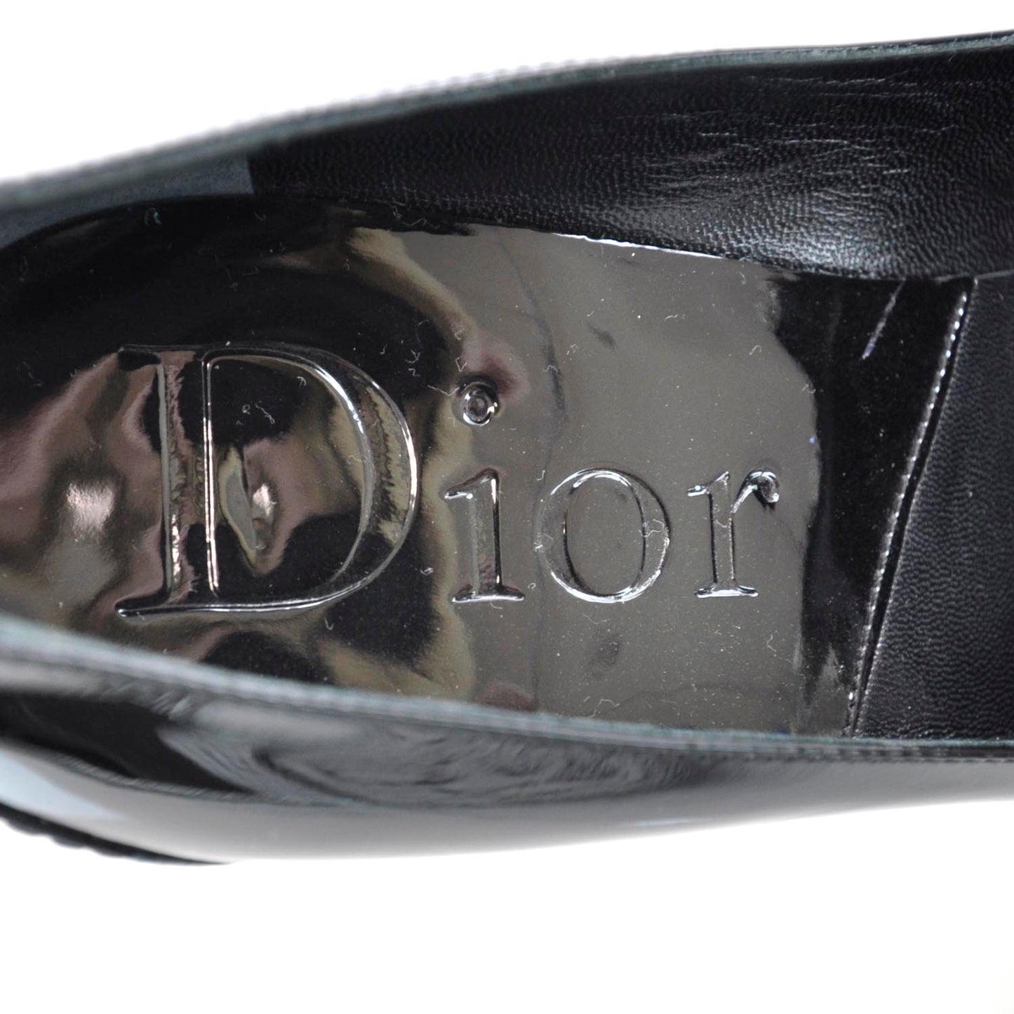 Patent Leather Heels 35.5 Black
