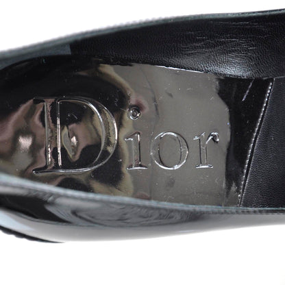Christian Dior Patent Leather Heels 35.5 Black 6 of 8