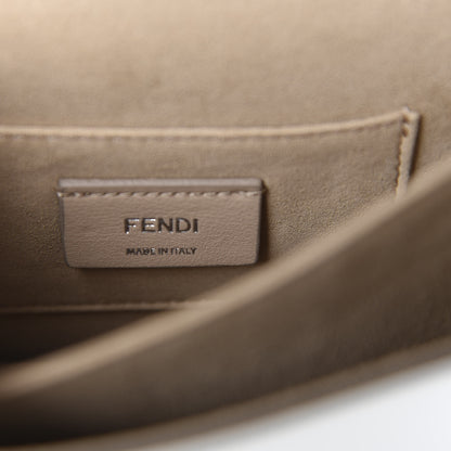 Fendi Vitello Liberty Studded Small Kan I Shoulder Bag Bianco 8 of 10