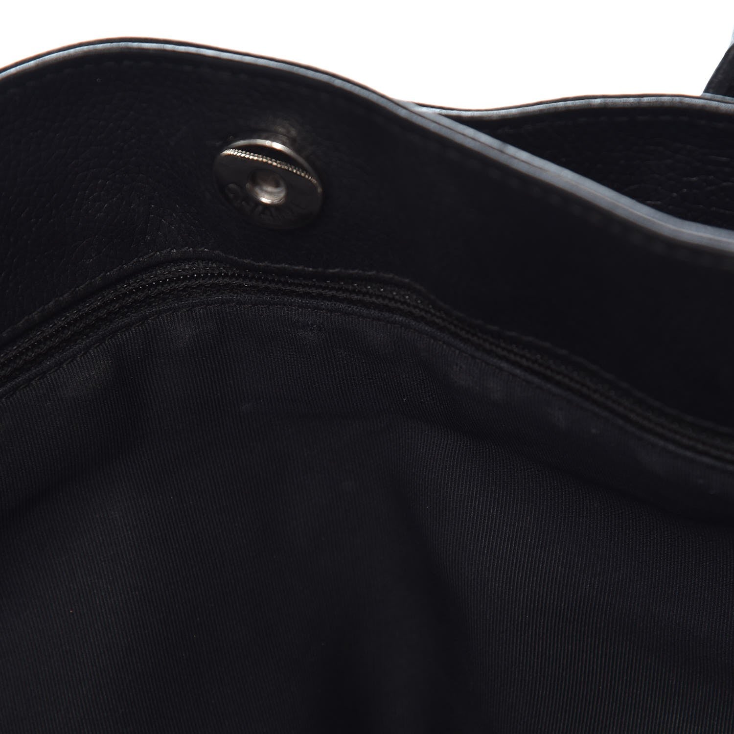 Chanel Calfskin Cerf Executive Shopper Tote Black 11 of 19