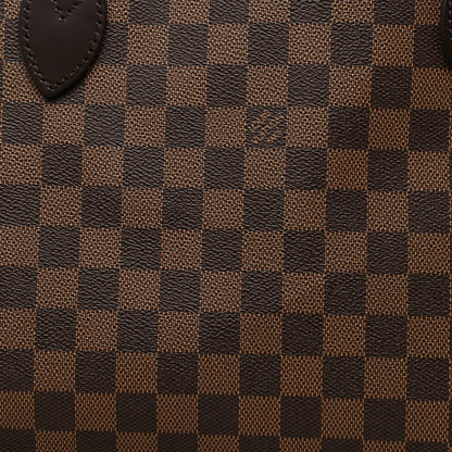 Louis Vuitton Damier Ebene Neo Neverfull MM Rose Ballerine 7 of 13