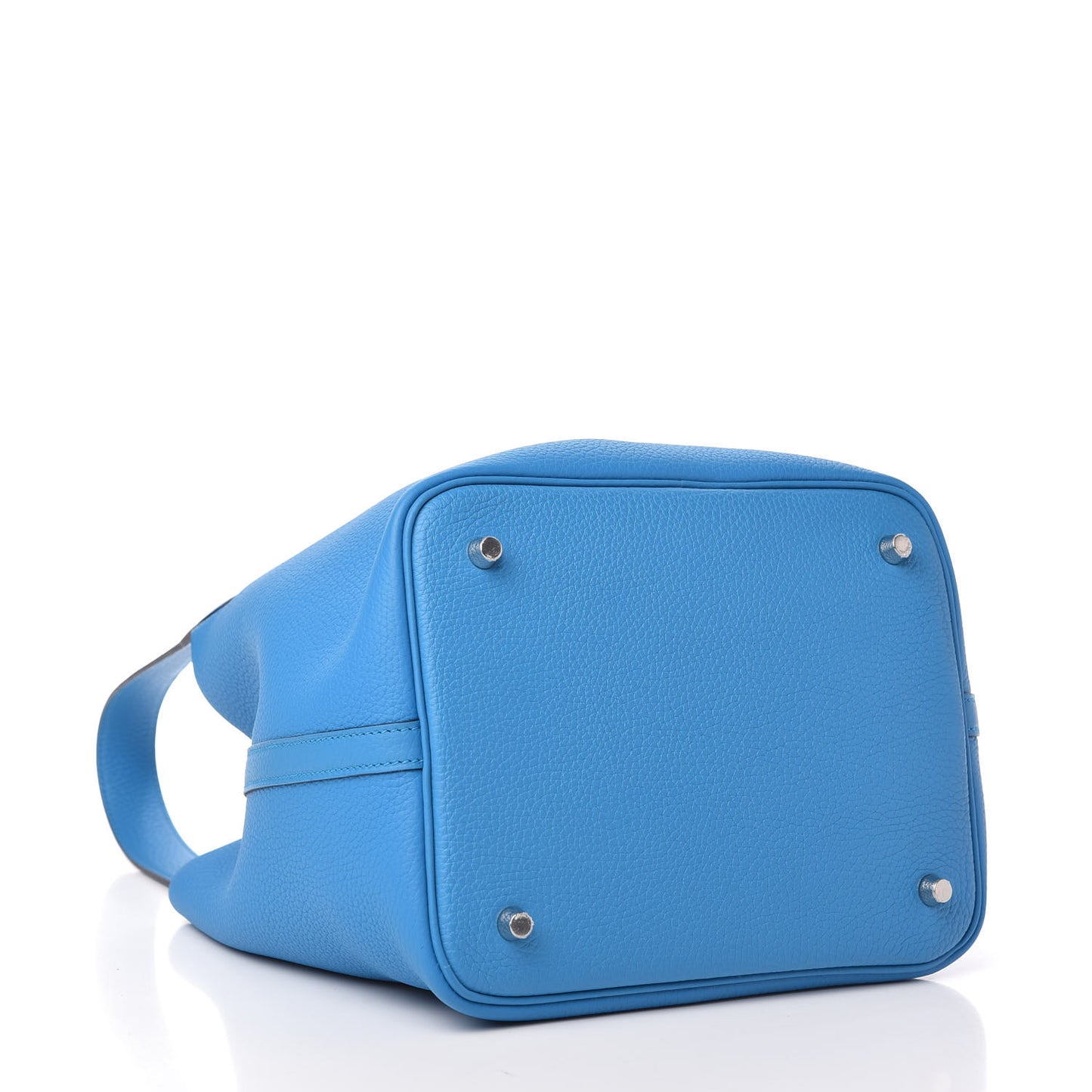 Taurillon Clemence Picotin Lock 22 MM Bleu Frida