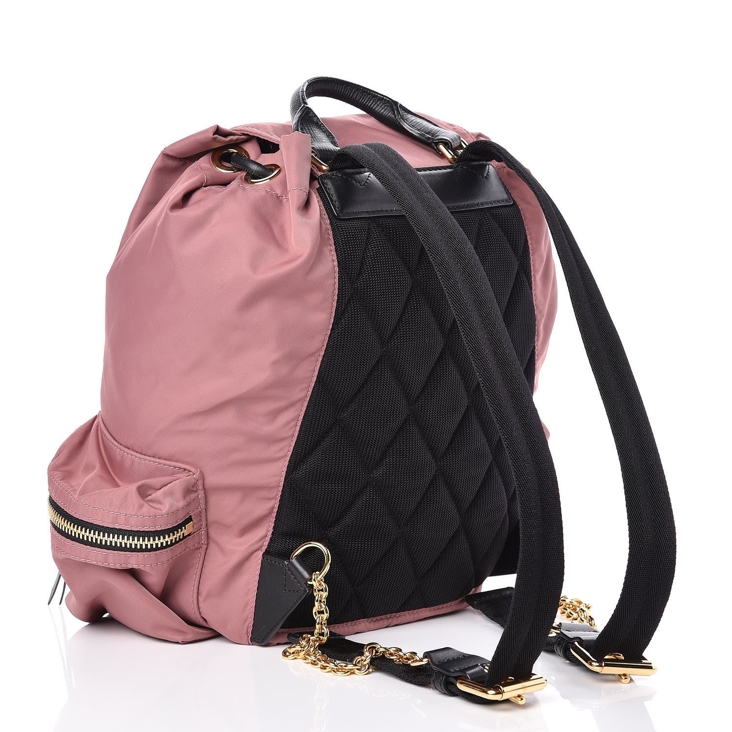 Burberry Nylon Medium Rucksack Backpack Mauve Pink 3 of 8
