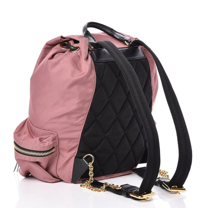 Burberry Nylon Medium Rucksack Backpack Mauve Pink 3 of 8