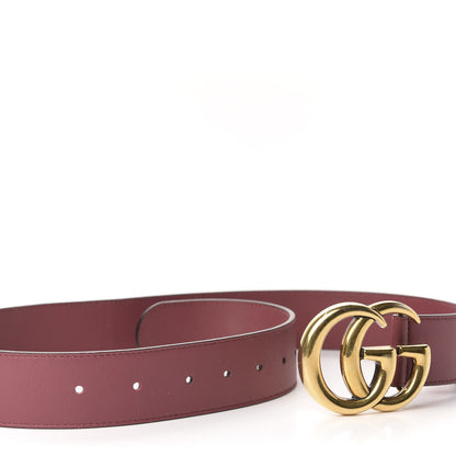 Gucci Calfskin Double G 40mm Belt 80 32 Burgundy 4 of 4