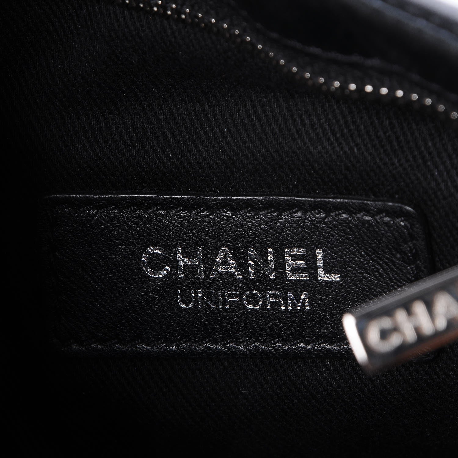 Chanel Quilted Lambskin Crossbody Bag Black 6 of 10