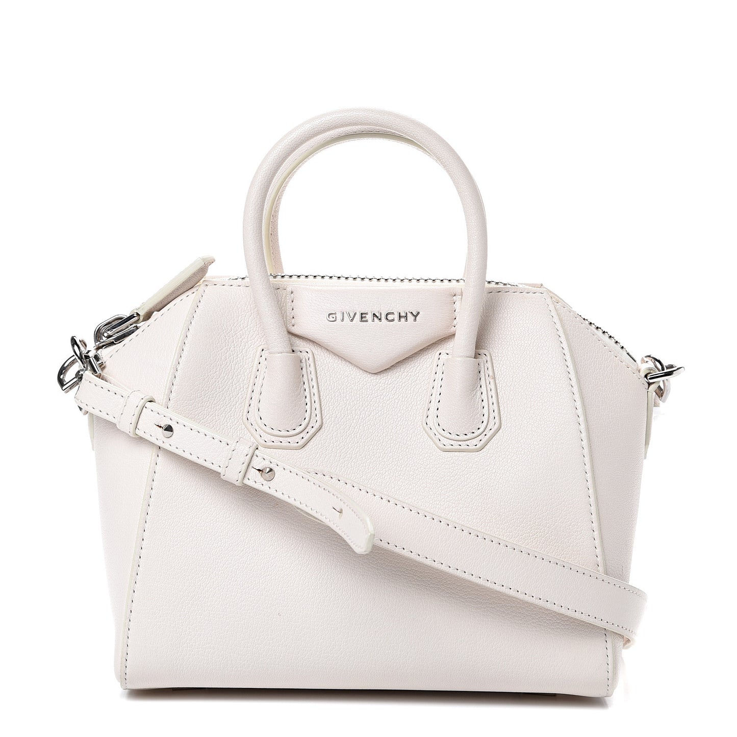 Sugar Goatskin Mini Antigona White