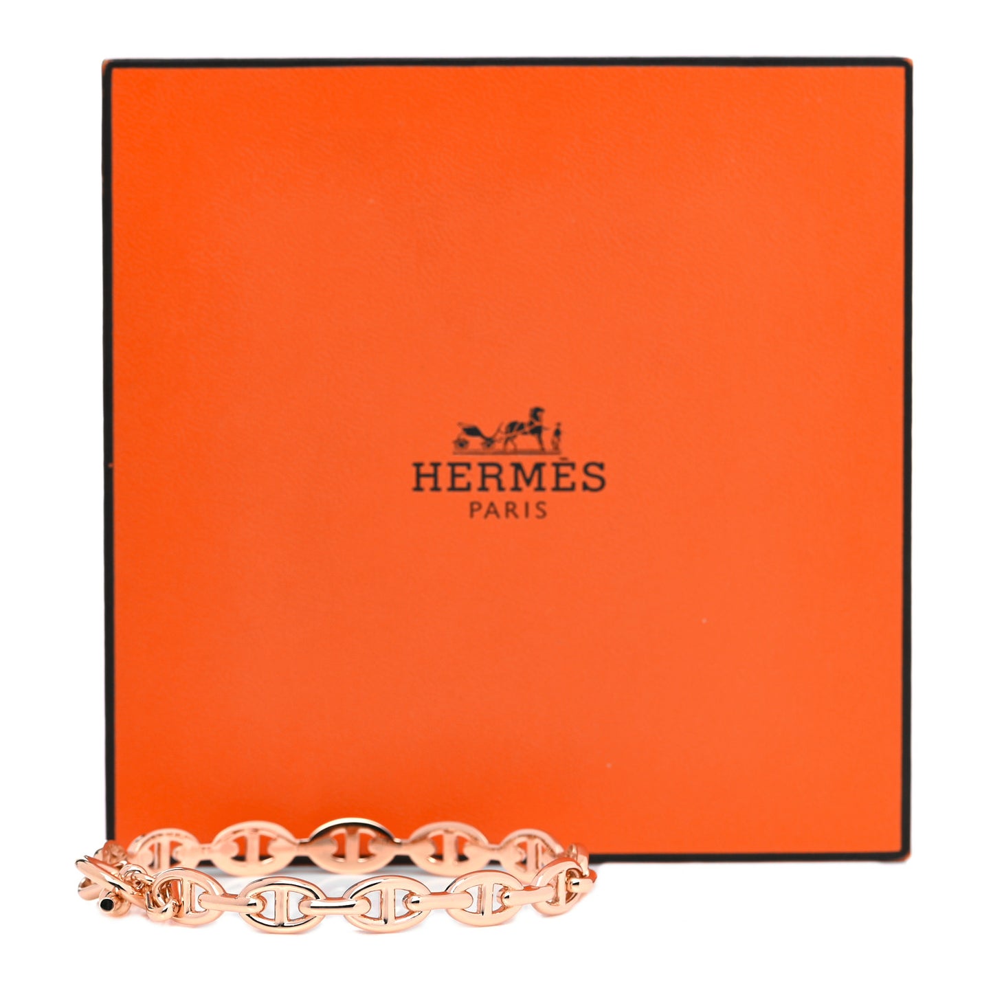 18K Rose Gold PM Chaine d'Ancre Enchainee Bracelet ST