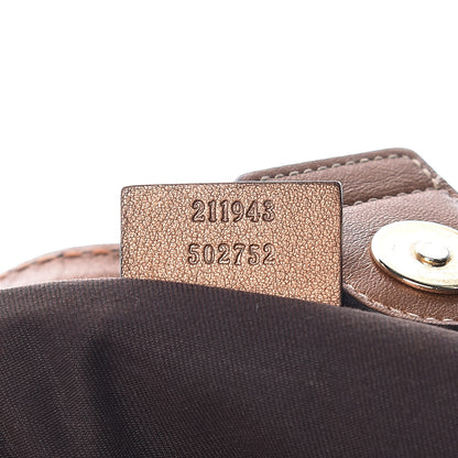 Gucci Metallic Monogram Large Sukey Tote Bronze 9 of 28